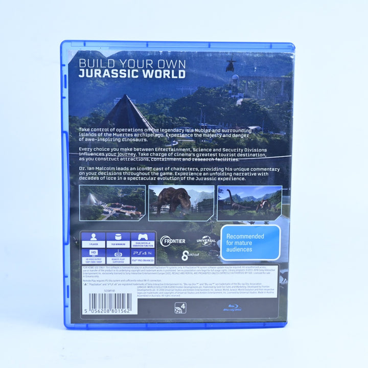 Jurassic World: Evolution - Sony Playstation 4 / PS4 Game - FREE POST!