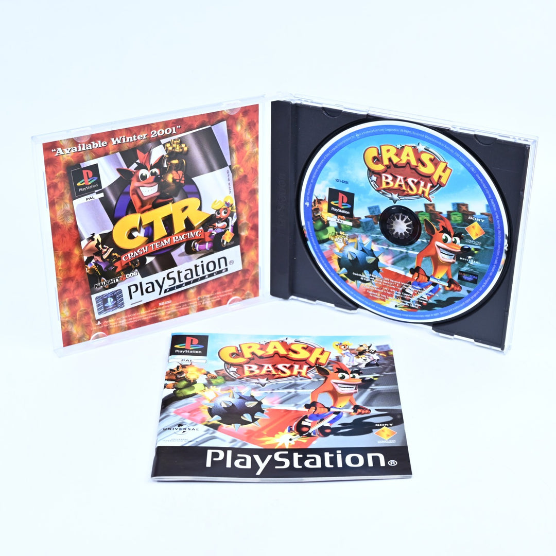 Crash Bash - Sony Playstation 1 / PS1 Game + Manual - PAL - MINT DISC!