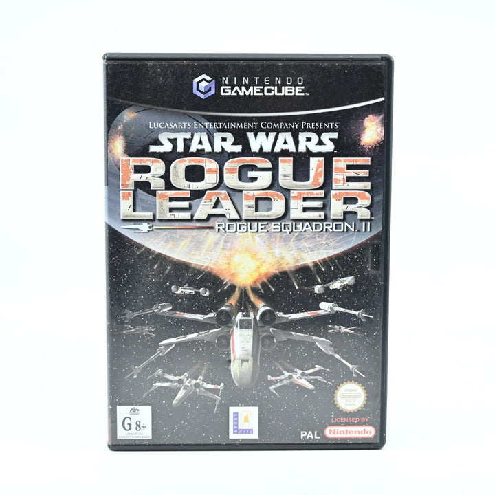 Star Wars Rogue Squadron II Rogue Leader - Nintendo Gamecube Game + Manual - PAL