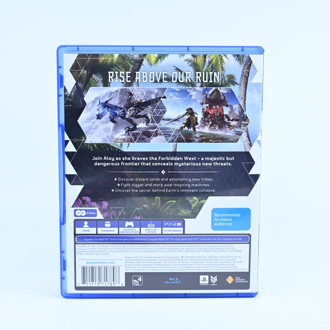 Horizon Forbidden West - Sony Playstation 4 / PS4 Game - FREE POST!