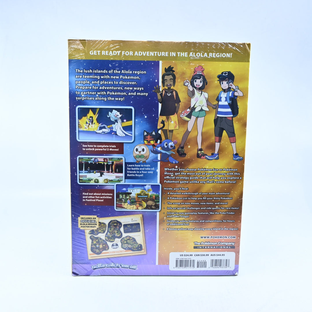 SEALED! Pokemon Sun & Moon: Official Aloha Region Strategy Guide / Game Guide