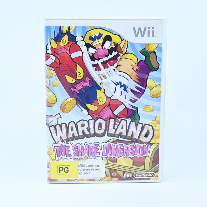 Wario Land The Shake Dimension - Nintendo Wii Game + Manual - PAL - MINT DISC!