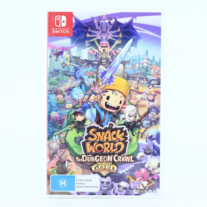 Snack World: The Dungeon Crawl GOLD - Nintendo Switch Game - FREE POST!