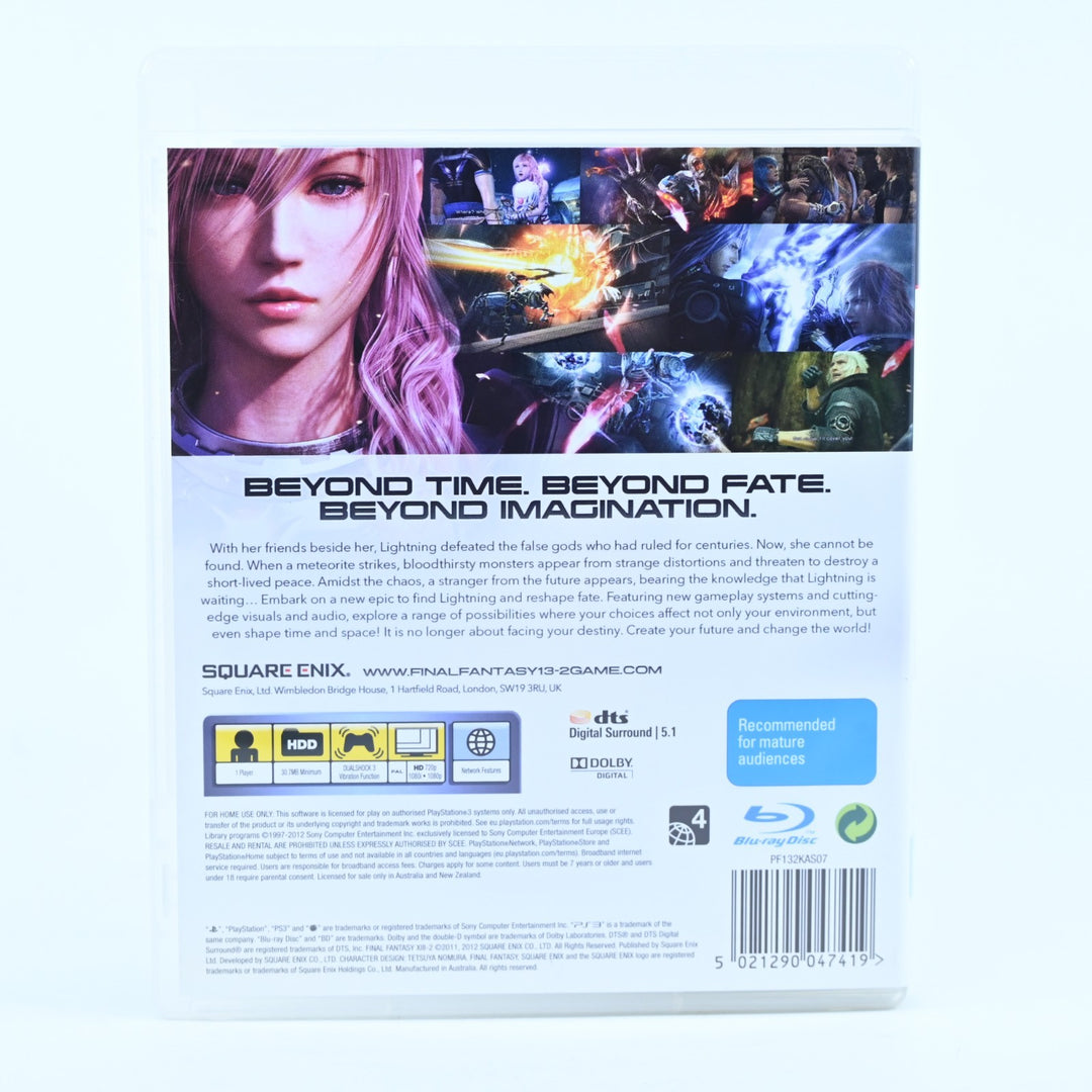 Final Fantasy XIII-2 - Sony Playstation 3 / PS3 Game + Manual - MINT DISC!