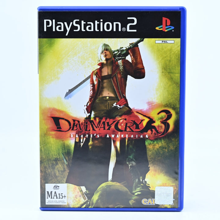 Devil May Cry 3: Dante's Awakening - PS2 Game + Manual - PAL - MINT DISC!