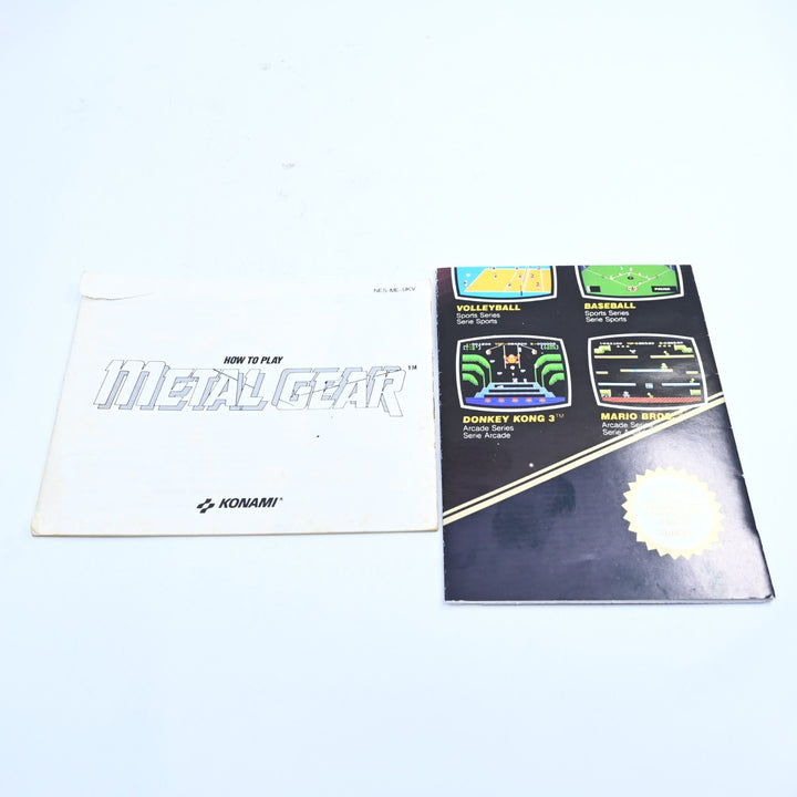 Metal Gear - Nintendo Entertainment System / NES Boxed Game - No Map - PAL