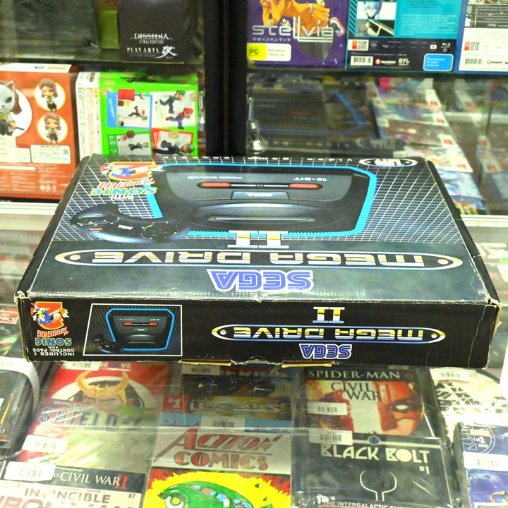 Mega Drive II With Sonic 2 - Sega Mega Drive Boxed Console - PAL - FREE POST!