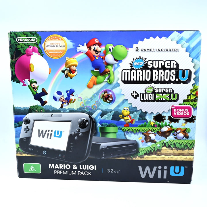 Mario & Luigi Premium Pack 32gb - Nintendo Wii U Boxed Console - PAL