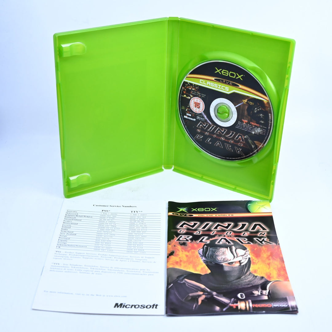 Ninja Gaiden Black - Original Xbox Game + Manual - PAL - MINT DISC!