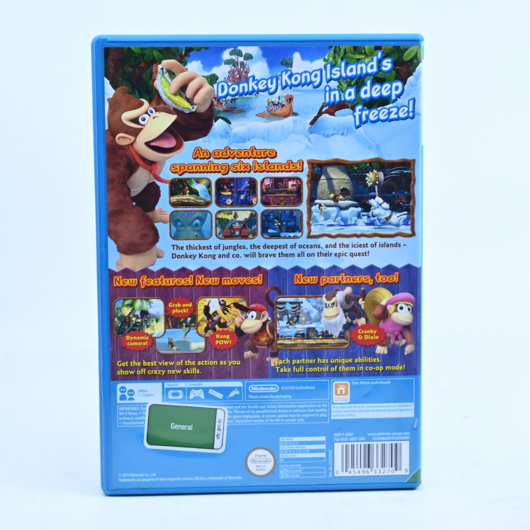 Donkey Kong Country Tropical Freeze - Nintendo Wii U Game - PAL - FREE POST!