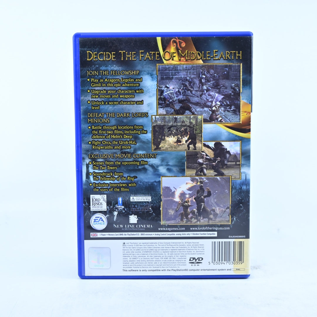 The Lord of the Rings: The Two Towers - PS2 Game + Manual - PAL - MINT DISC!