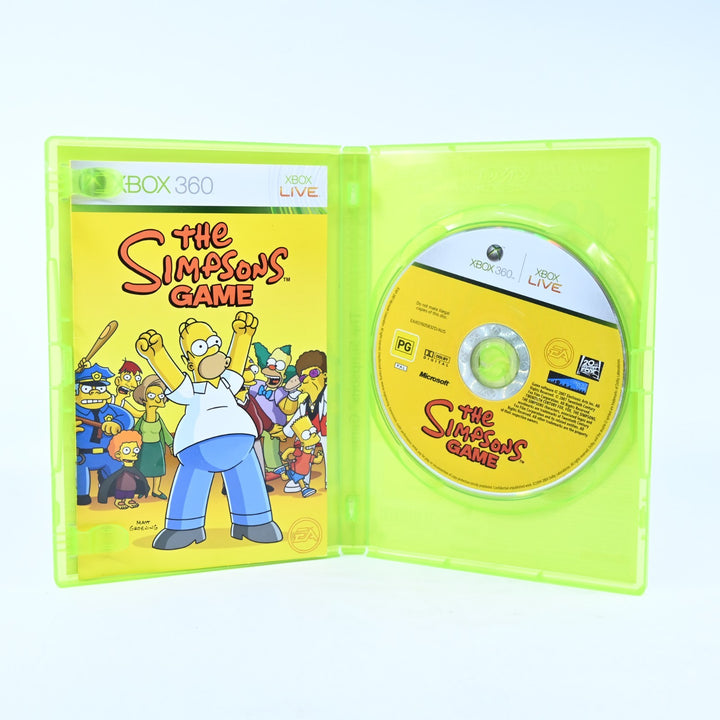 The Simpsons Game - Xbox 360 Game + Manual - PAL - MINT DISC!