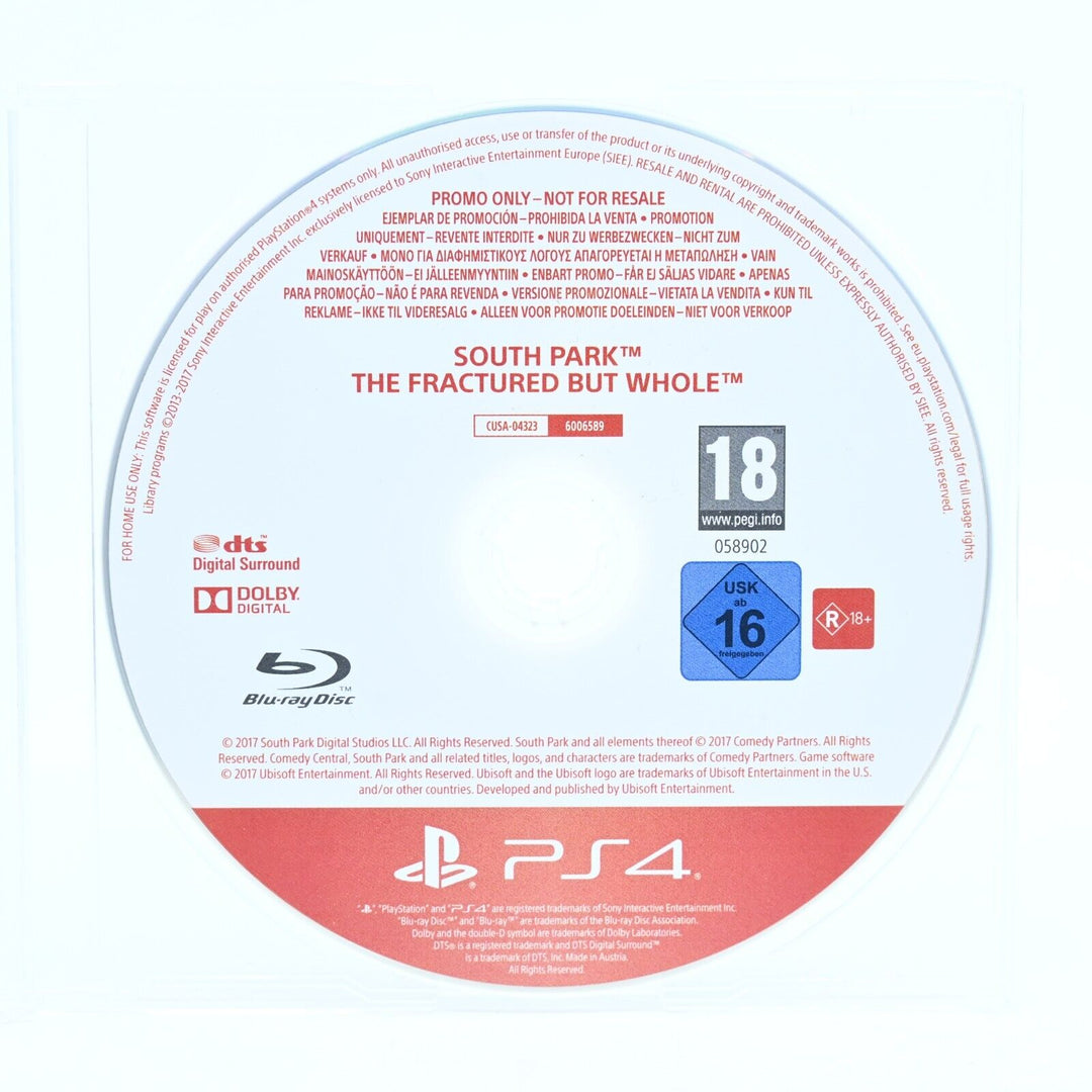 South Park: The Fractured But Whole - Promo Disc - PS4 Game - Disc Only