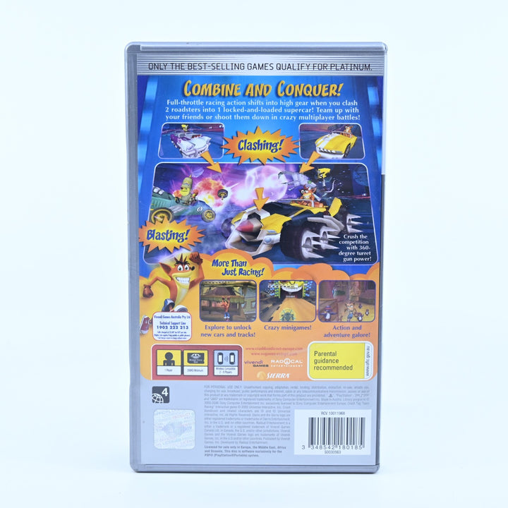 Crash: Tag Team Racing - Sony PSP Game + Manual - FREE POST!