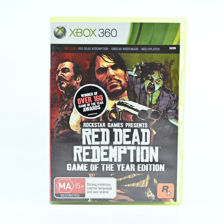 Red Dead Redemption GOTY Edition - No Manual - Xbox 360 Game - PAL - MINT DISCS!