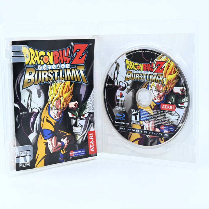 Dragon Ball Z Burst Limit - Sony Playstation 3 / PS3 Game + Manual - REGION FREE