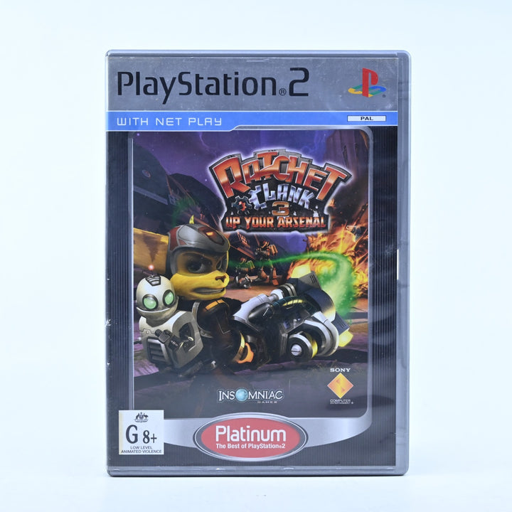 Ratchet & Clank 3: Up Your Arsenal - PS2 Game + Manual - PAL - MINT DISC!