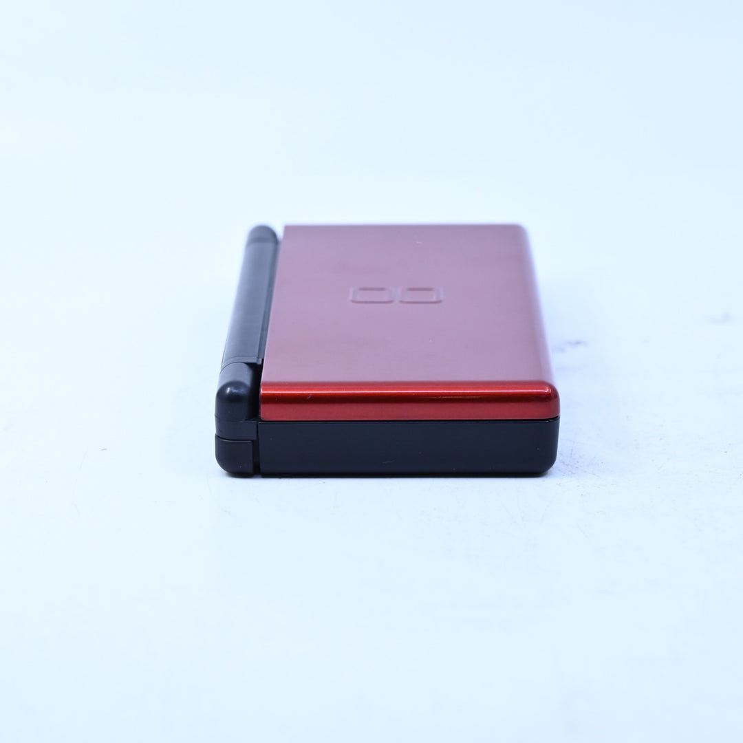 Black &amp; Crimson Red - Nintendo DS Lite Console - USG-001 - FREE POST!