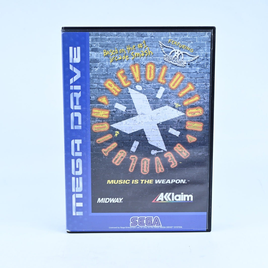 Revolution X - Sega Mega Drive Game + Manual - PAL - FREE POST!