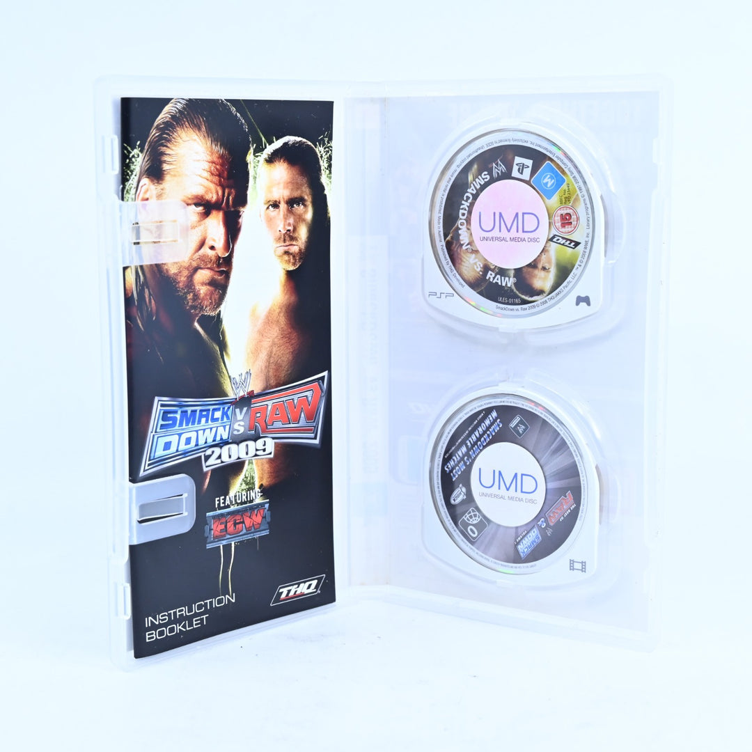 WWE SmackDown! vs Raw 2009 - Sony PSP Game + Manual - FREE POST!
