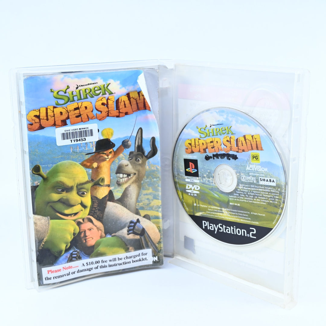 Shrek Super Slam - Sony Playstation 2 / PS2 Game + Manual - PAL