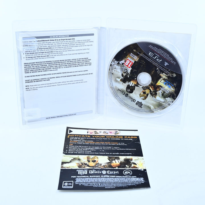 Army of Two: The Devil's Cartel - Sony Playstation 3 / PS3 Game + Manual