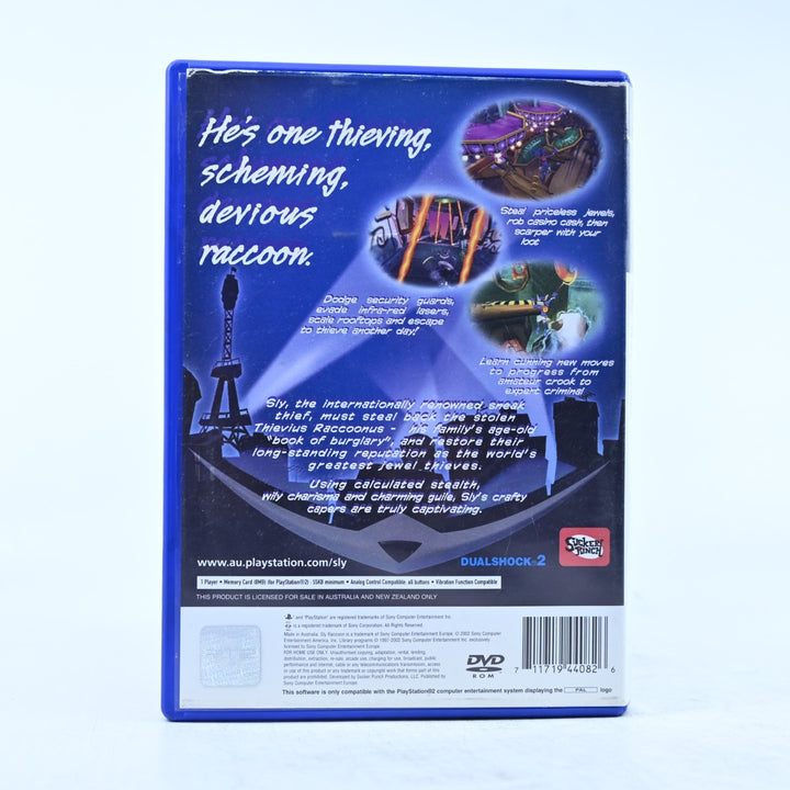 Sly Raccoon - Sony Playstation 2 / PS2 Game + Manual - PAL