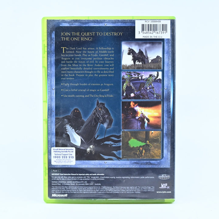 The Lord of the Rings: The Fellowship of the Ring - Original Xbox Game - Manual