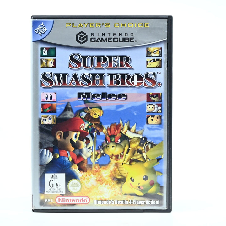 Super Smash Bros. Melee - Nintendo Gamecube Game + Manual - PAL - FREE POST!