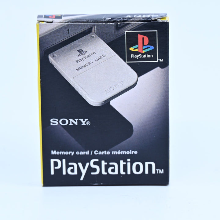 Boxed PS1 Memory Card - SCPH-1020E - Sony Playstation 1 PS1 Accessory FREE POST!