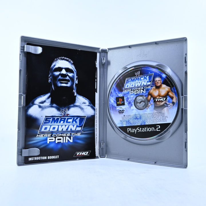WWE SmackDown!: Here Comes the Pain - Sony Playstation 2 / PS2 Game + Manual