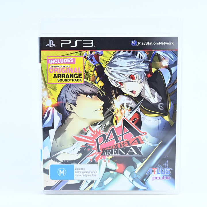 P4A: Persona 4 Arena - Sony Playstation 3 / PS3 Game + Manual - FREE POST!