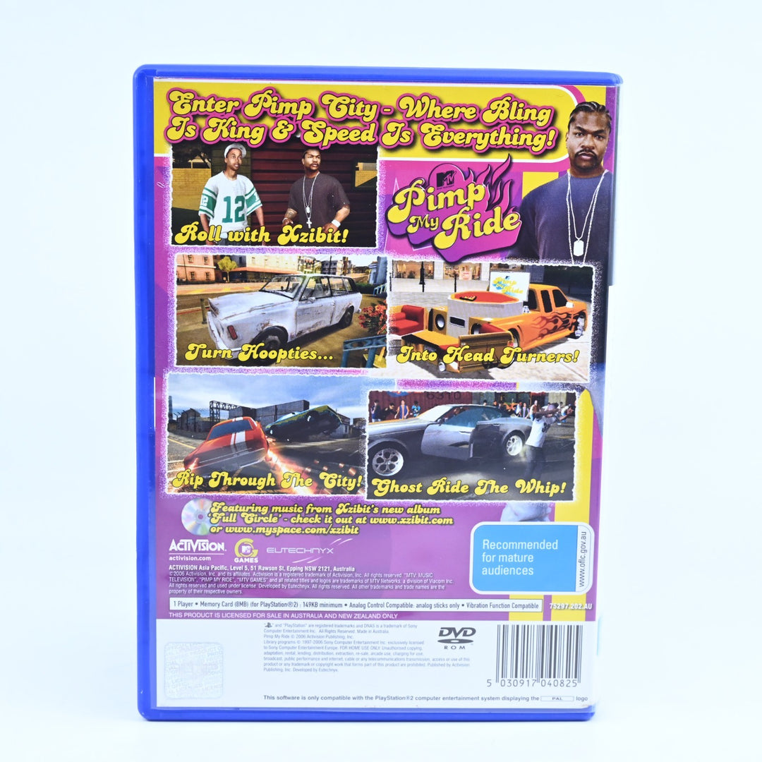Pimp My Ride - Sony Playstation 2 / PS2 Game + Manual - PAL - MINT DISC!