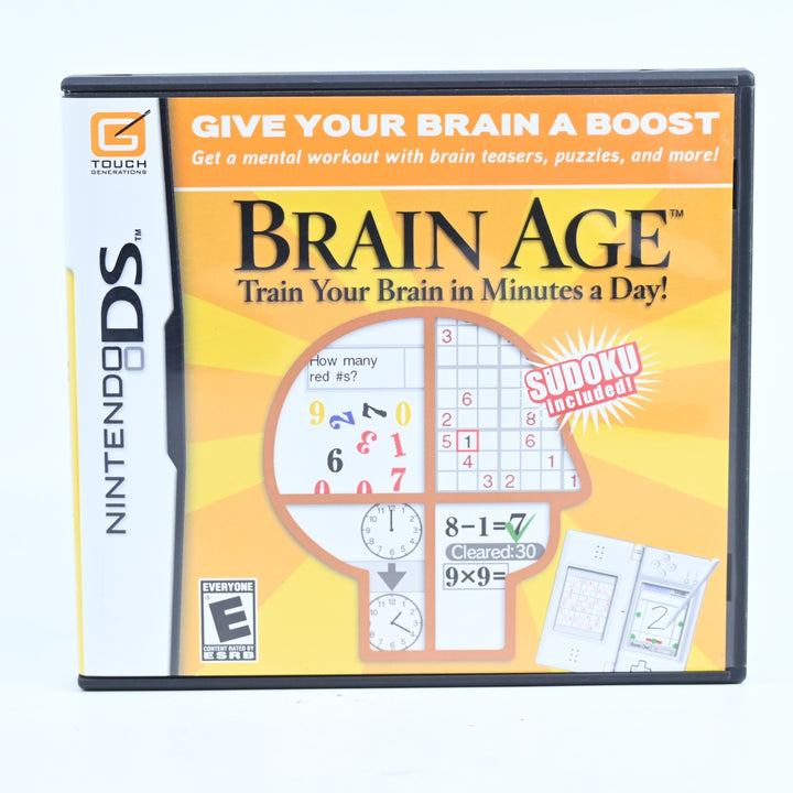 Brain Age - Nintendo DS Game - Region Free + Manual - FREE POST!