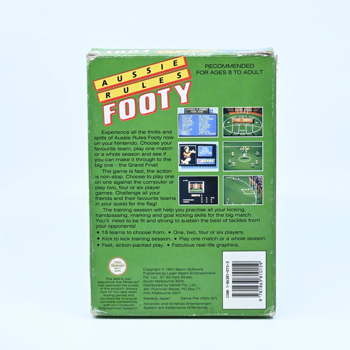 Aussie Rules Footy - Nintendo Entertainment System / NES Boxed Game - PAL