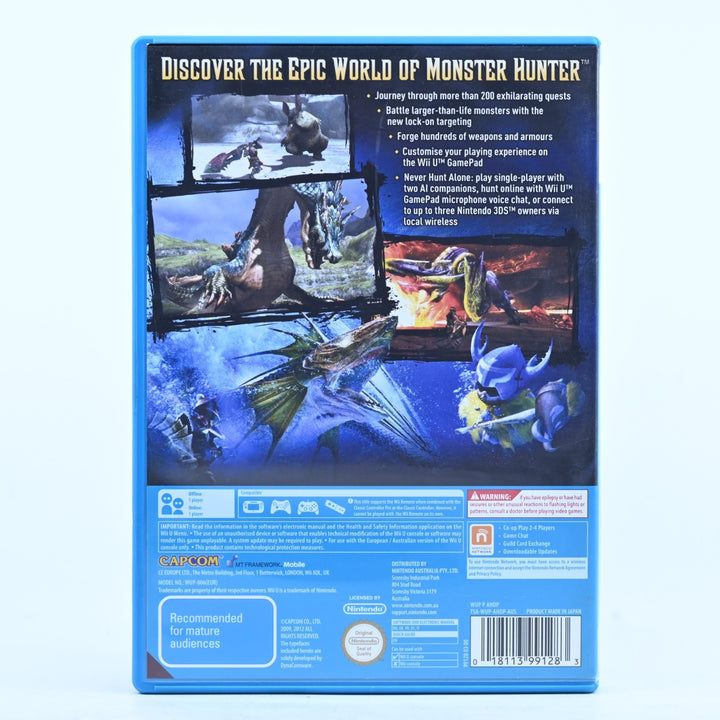 Monster Hunter 3 Ultimate - Nintendo Wii U Game - PAL - FREE POST!