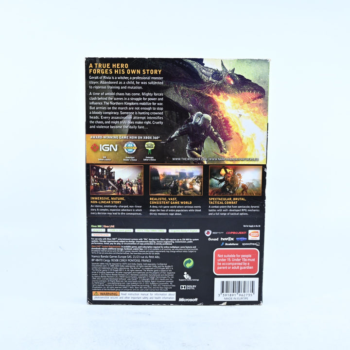The Witcher 2: Assassins of King Enhanced Edition - Xbox 360 Game + Manual - PAL