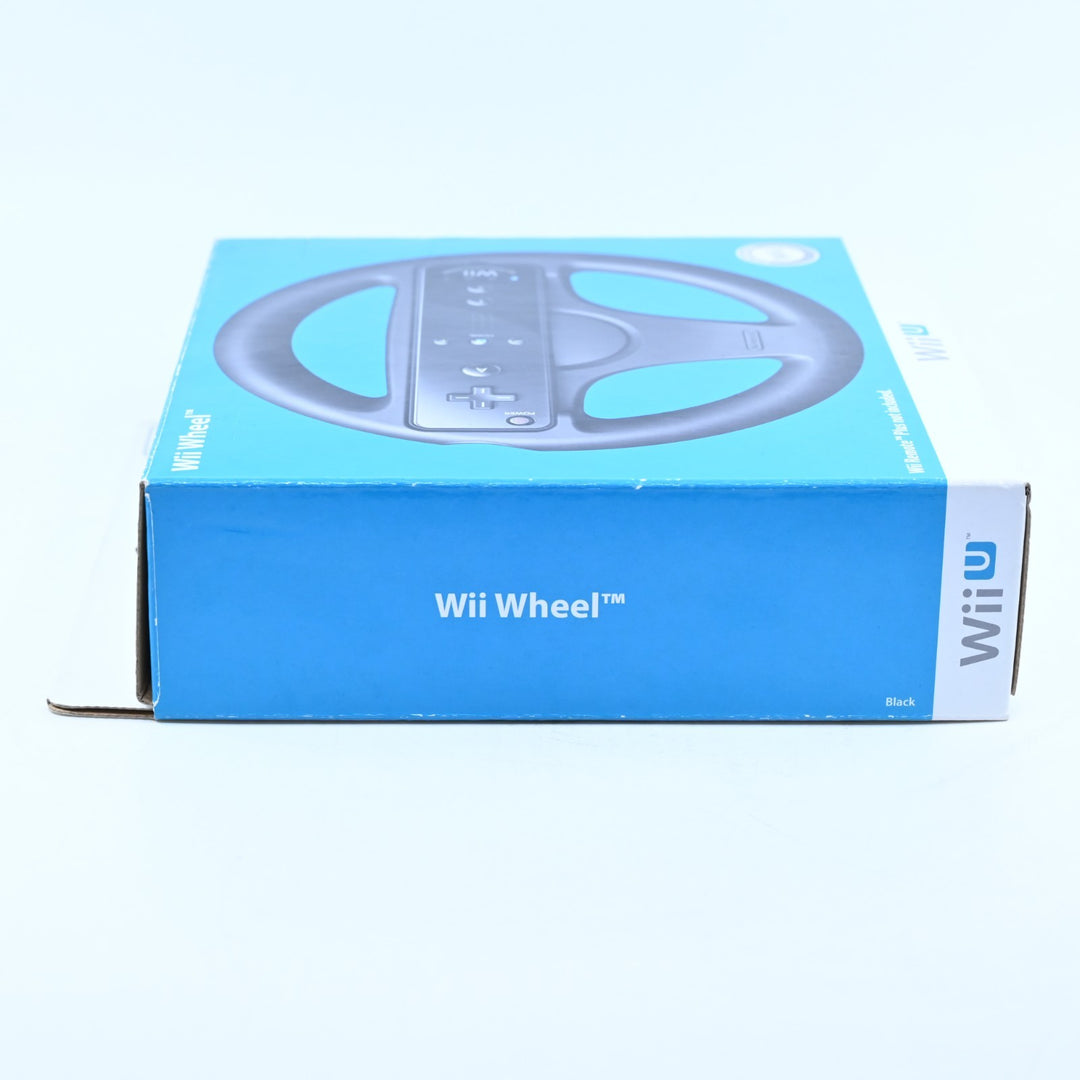 Black Wii Wheel - Nintendo Wii U Boxed Accessory - PAL - FREE POST!