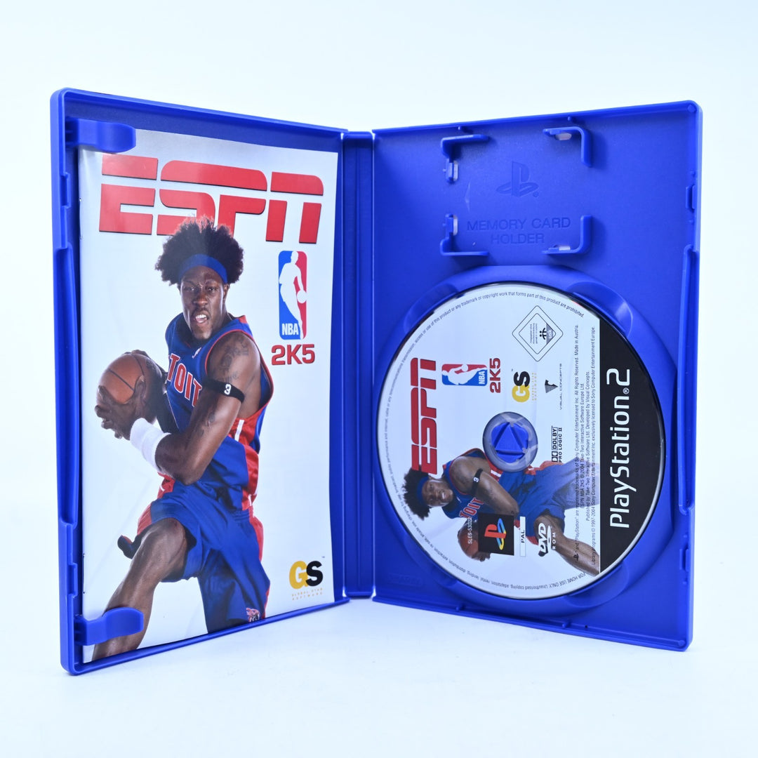 ESPN NBA 2K5 - Sony Playstation 2 / PS2 Game + Manual - PAL - MINT DISC!
