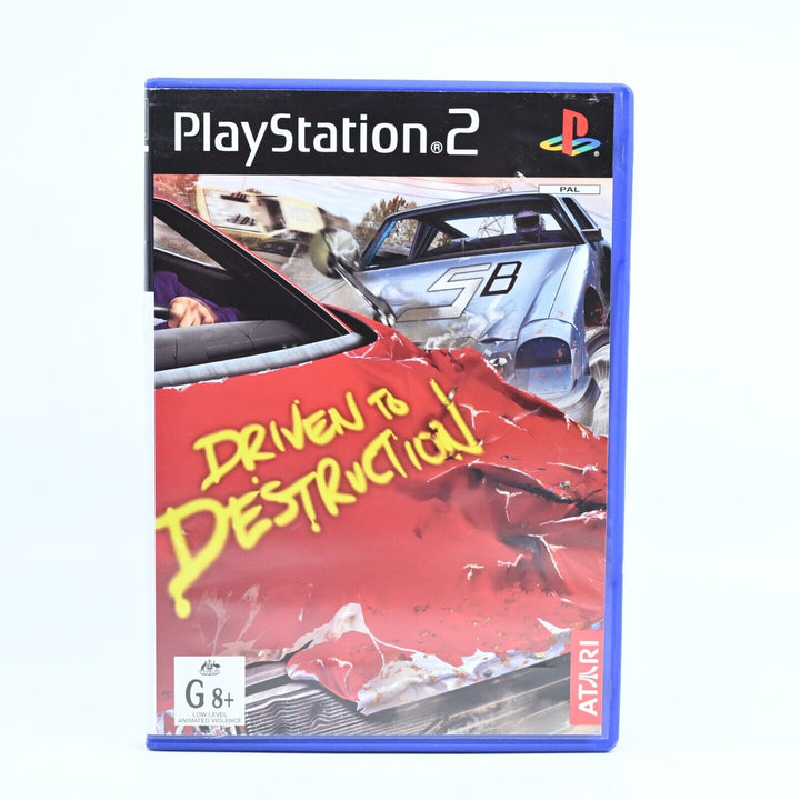 Driven to Destruction - Sony Playstation 2 / PS2 Game + Manual - PAL - MINT DISC