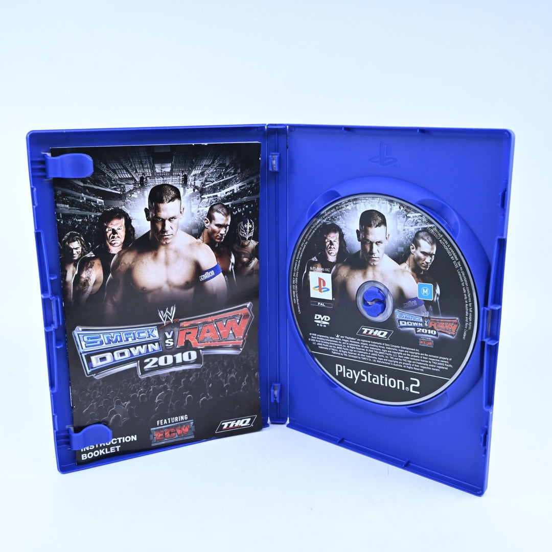 WWE SmackDown! vs Raw 2010 - Sony Playstation 2 / PS2 Game + Manual - PAL