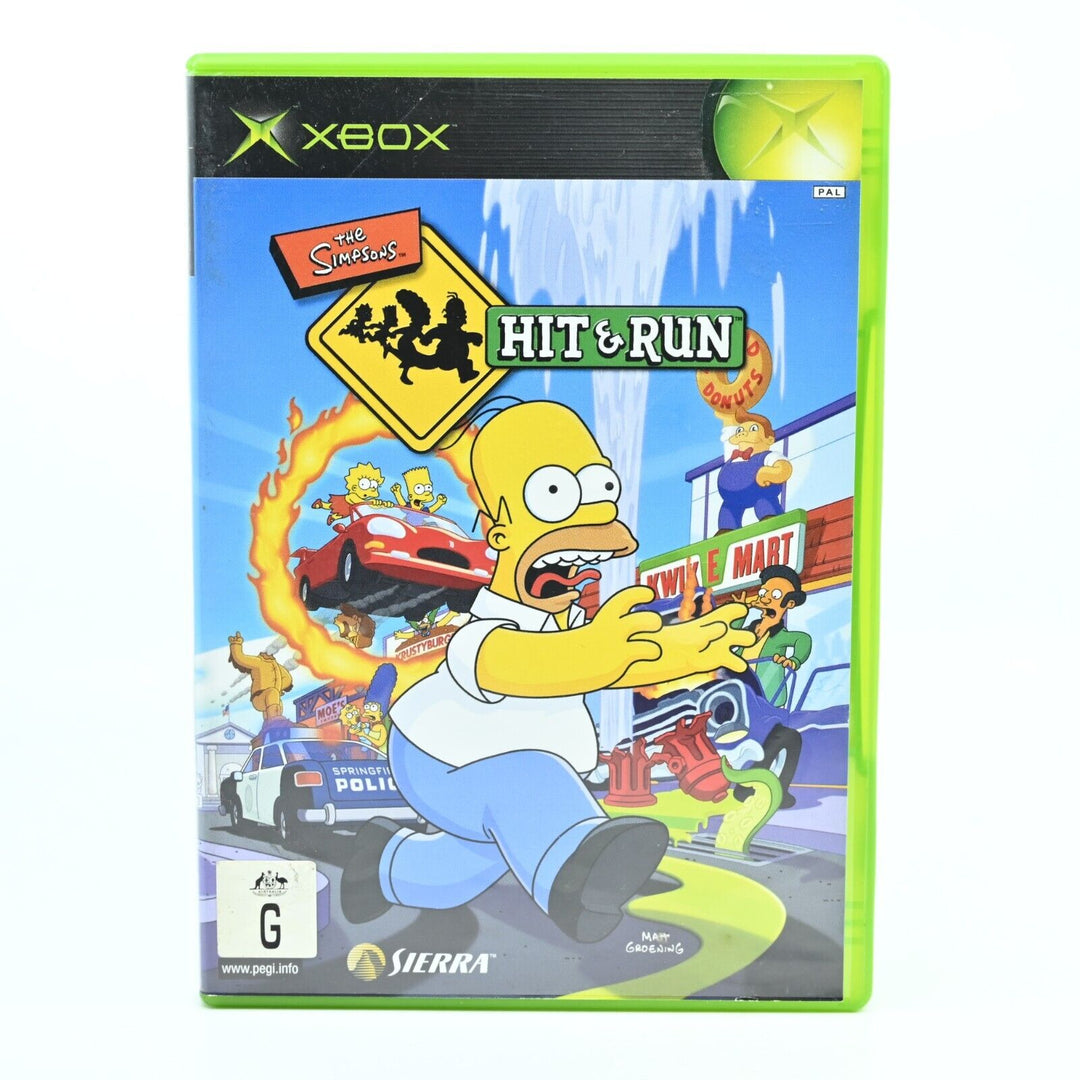 The Simpsons Hit & Run - Original Xbox Game - No Manual - PAL - FREE POST!