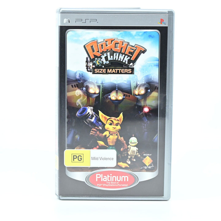 Ratchet & Clank: Size Matters - Sony PSP Game + Manual - FREE POST!