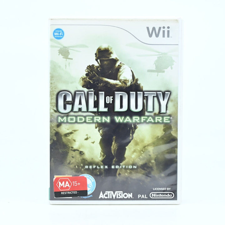 Call of Duty: Modern Warfare - Reflex Edition - Nintendo Wii Game + Manual - PAL