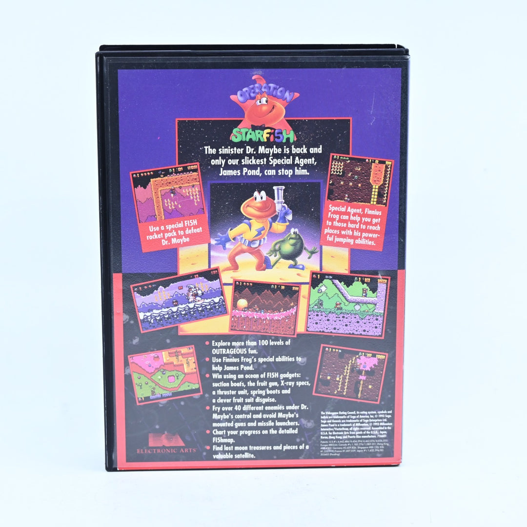 James Pond 3 - Sega Genesis / Mega Drive Game - Region Free - FREE POST!