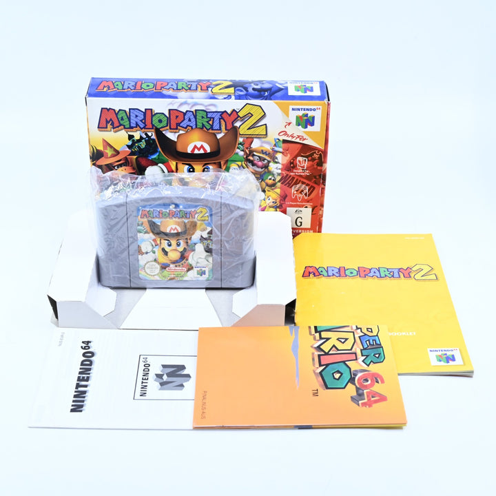 Mario Party 2 - N64 / Nintendo 64 Boxed Game - PAL - FREE POST!