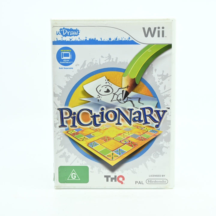 U Draw Pictionary - Nintendo Wii Game + Manual - PAL - MINT DISC!