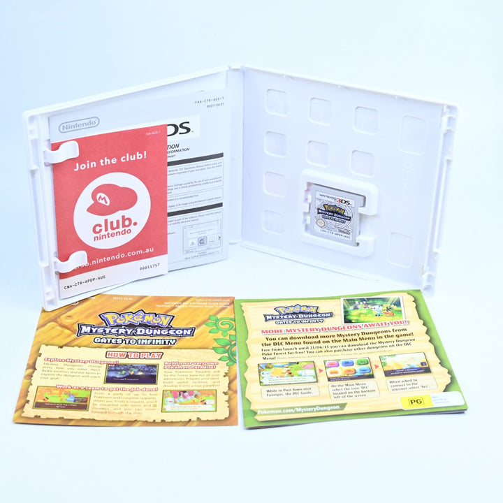 Pokemon Mystery Dungeon: Gates to Infinity - Nintendo 3DS Game - PAL + Manual
