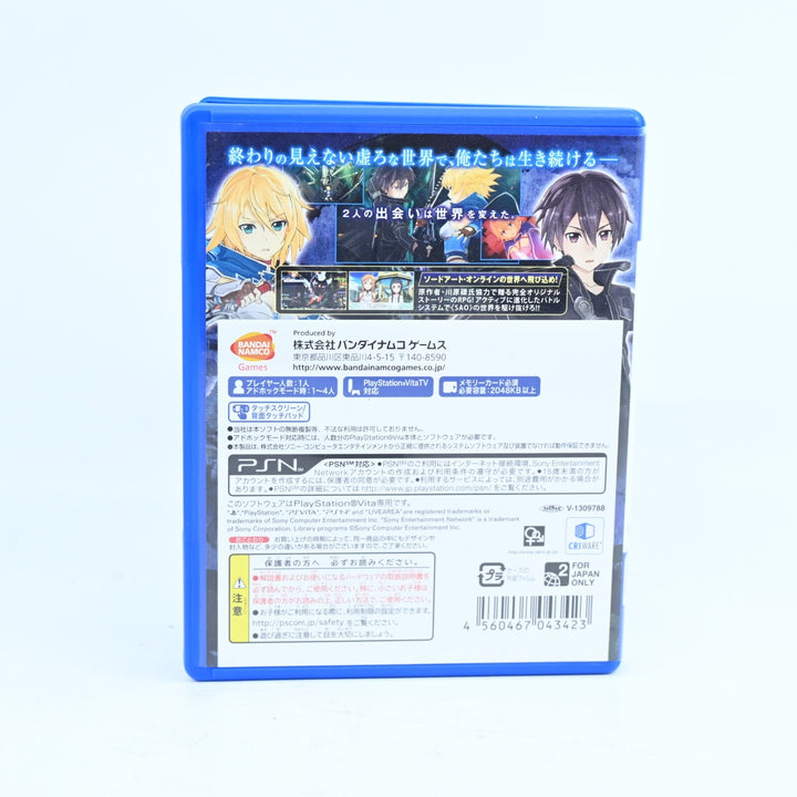 Sword Art Online: Hollow Fragment - Sony PS Vita Game - Japanese - FREE POST!