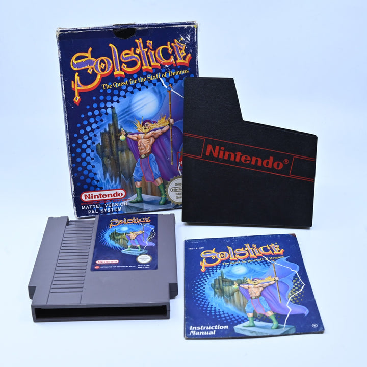 Solstice: The Quest for the Staff of Demnos - NES Boxed Game - PAL - FREE POST!